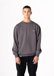 RUSSO CREWNECK SWEATSHIRT - CHARCOAL