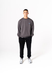 RUSSO CREWNECK SWEATSHIRT - CHARCOAL