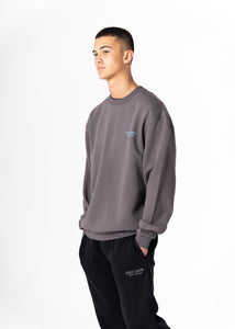 RUSSO CREWNECK SWEATSHIRT - CHARCOAL