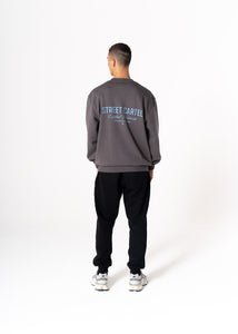 RUSSO CREWNECK SWEATSHIRT - CHARCOAL