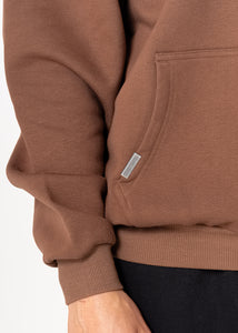 RUSSO ZIPTHROUGH HOOD - BROWN