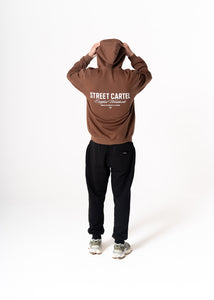 RUSSO ZIPTHROUGH HOOD - BROWN