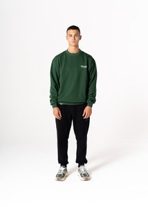 RUSSO CREWNECK SWEATSHIRT - FORREST GREEN