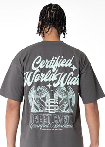 FALLEN T-SHIRT CHARCOAL