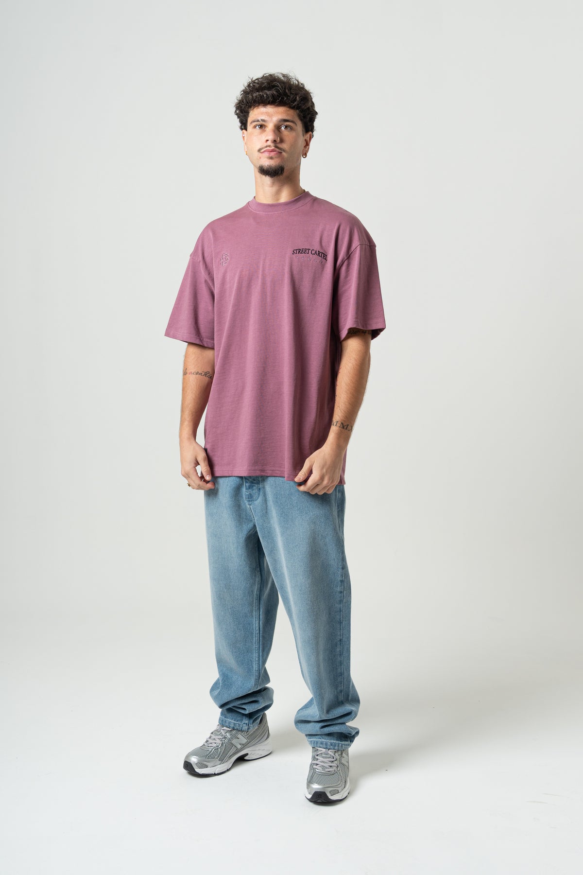 Hamilton T-Shirt Washed Purple