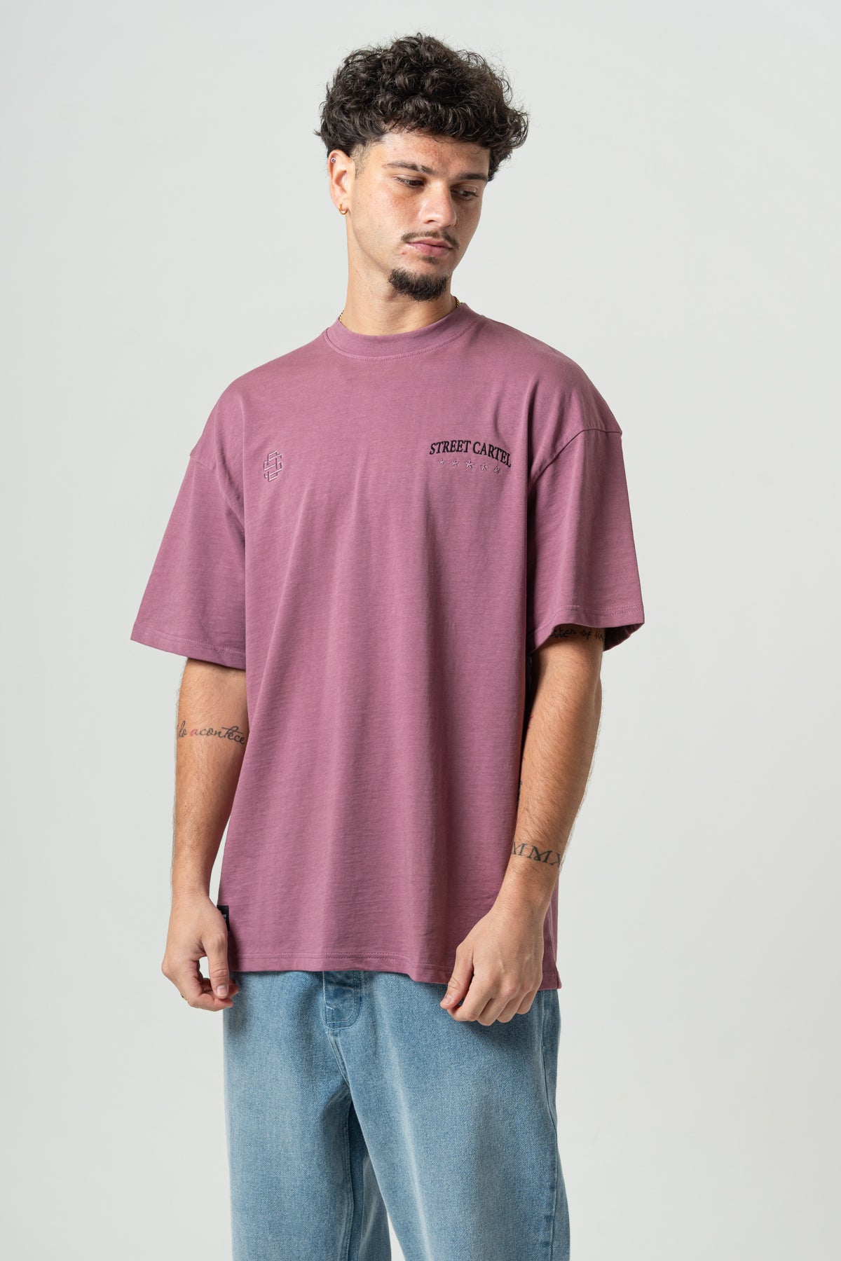 Hamilton T-Shirt Washed Purple