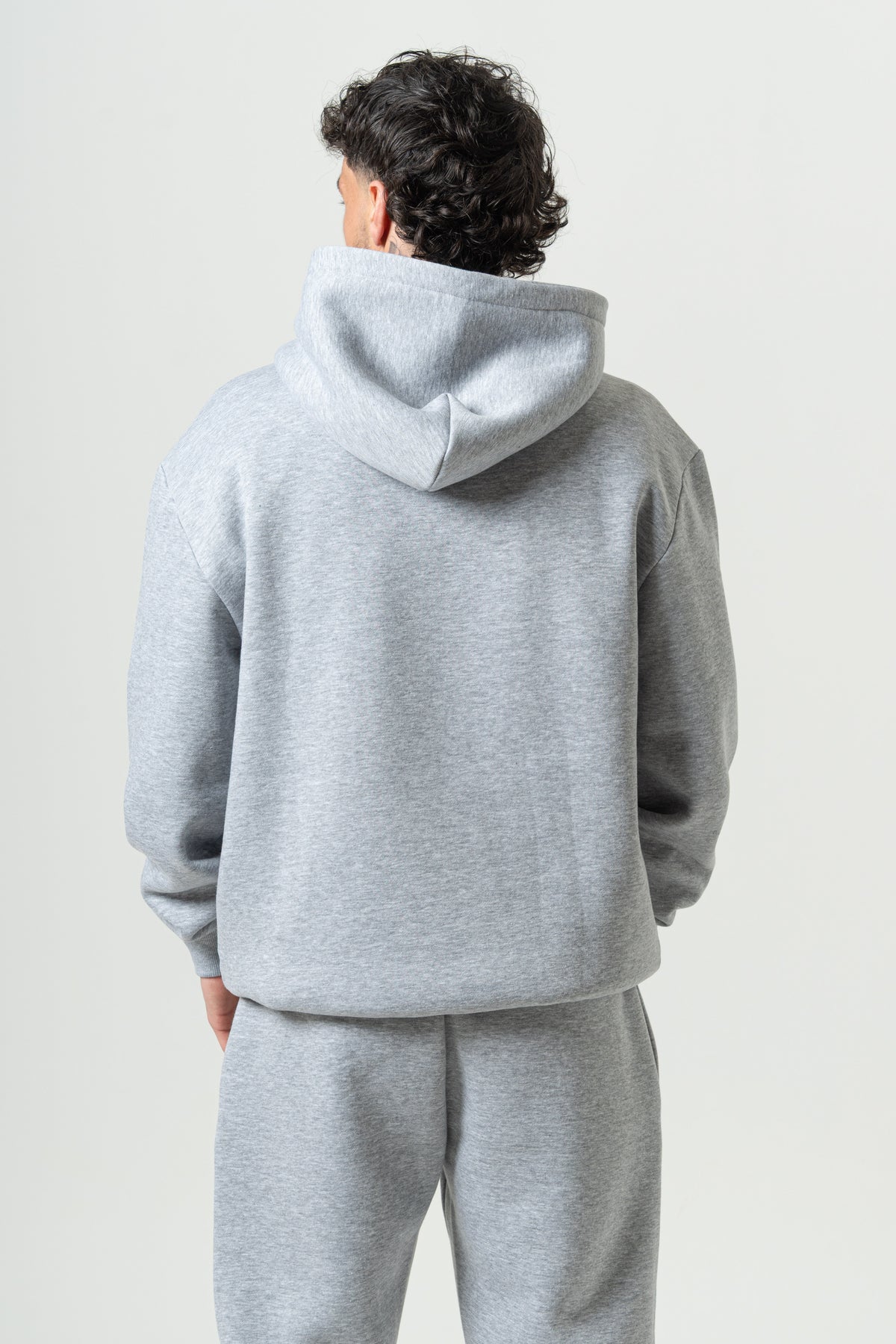 Volley Hoodie Grey Marl