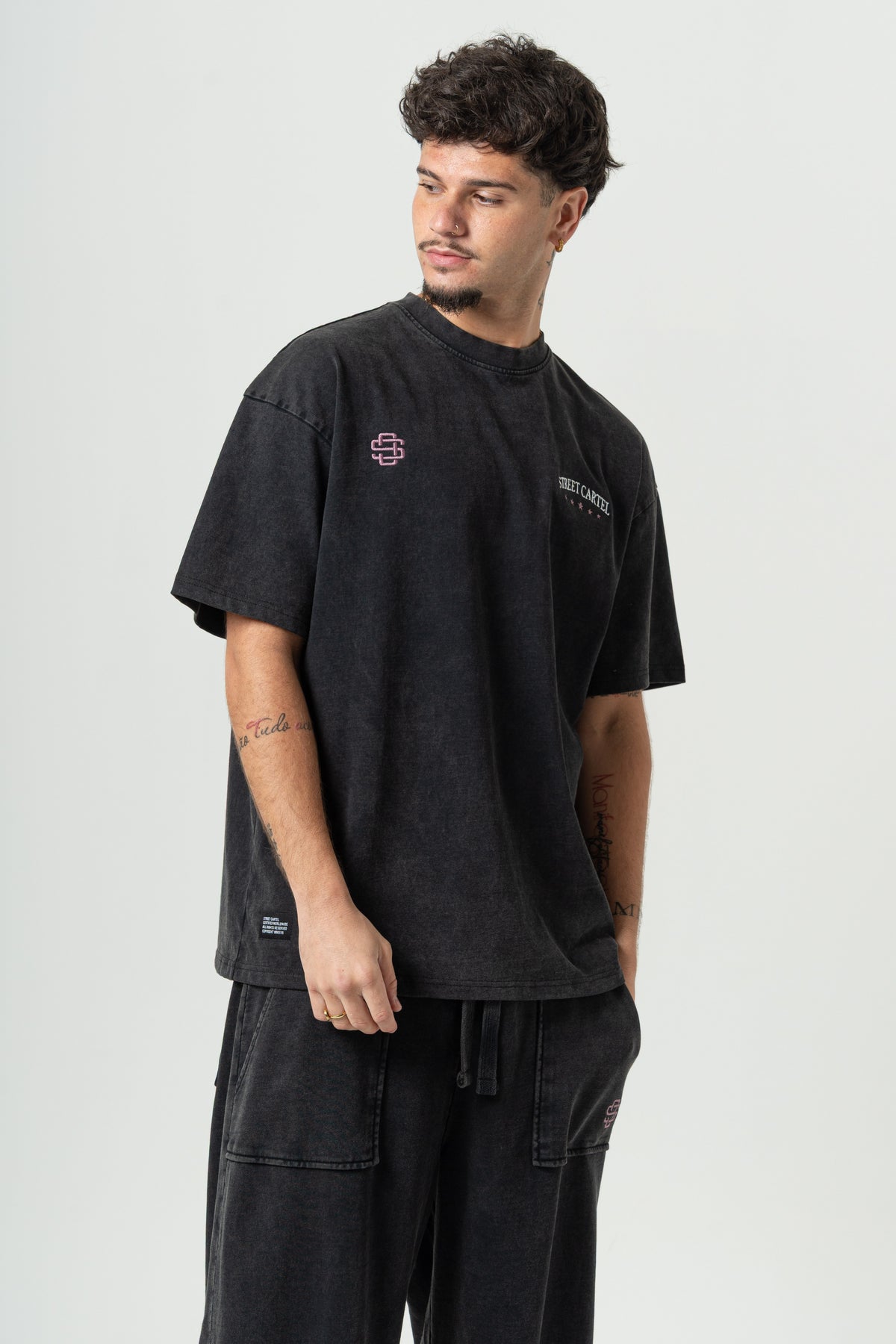 Hamilton T-Shirt Washed Black