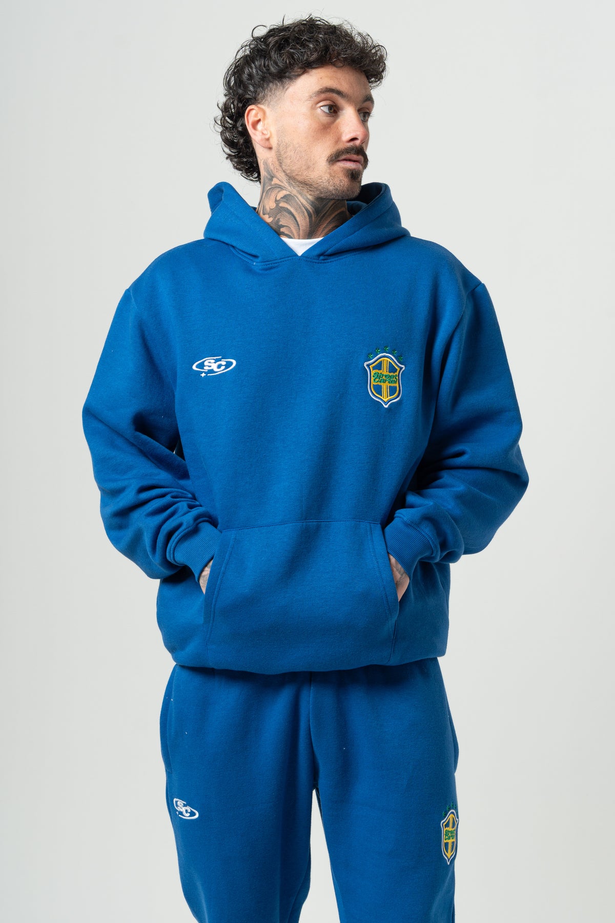Volley Hoodie Royal Blue
