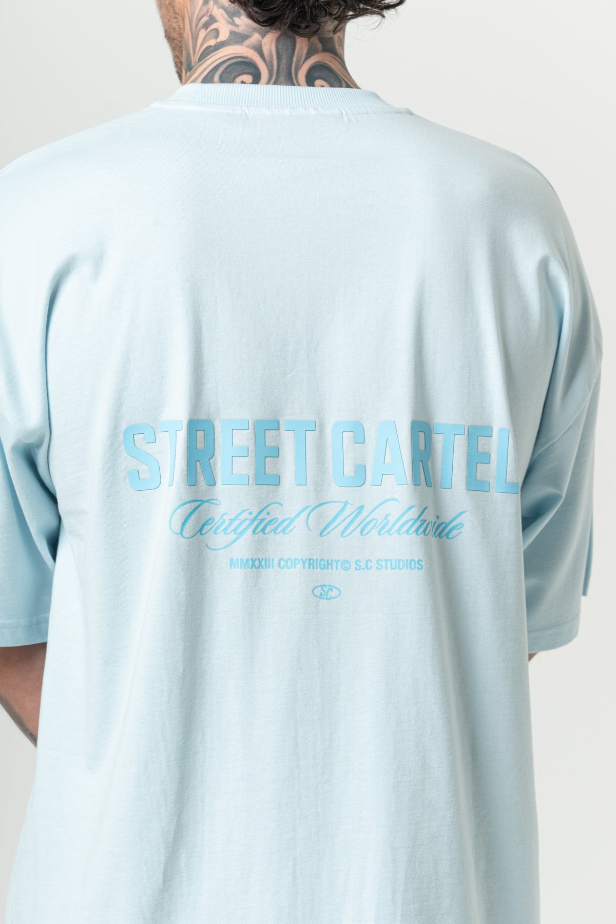 Racer T-Shirt Sky