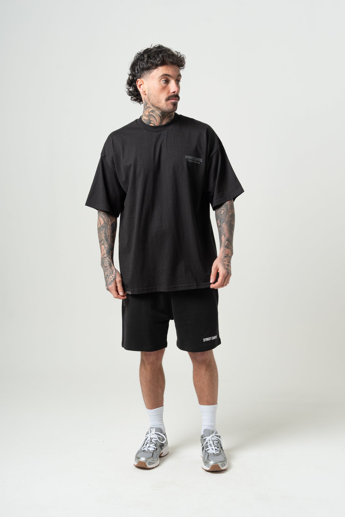Racer T-Shirt Black