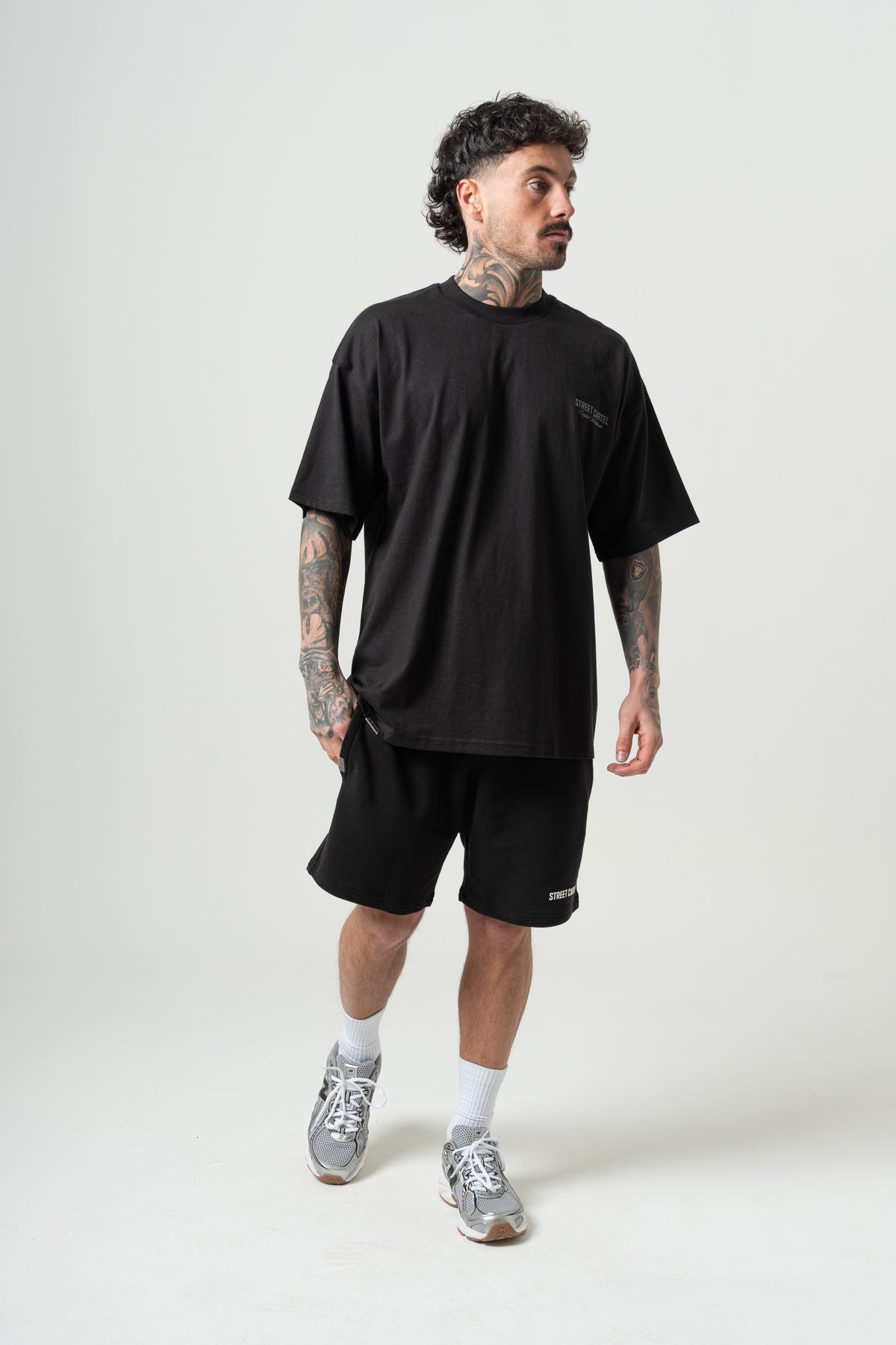 Racer T-Shirt Black