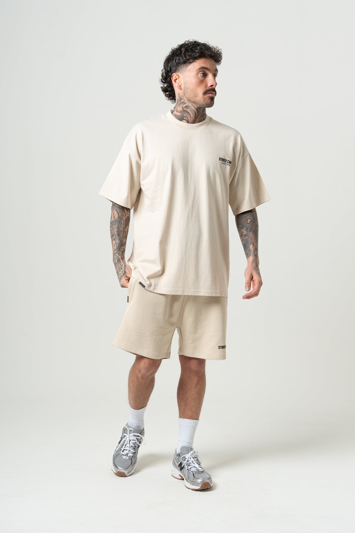 Racer T-Shirt Ecru