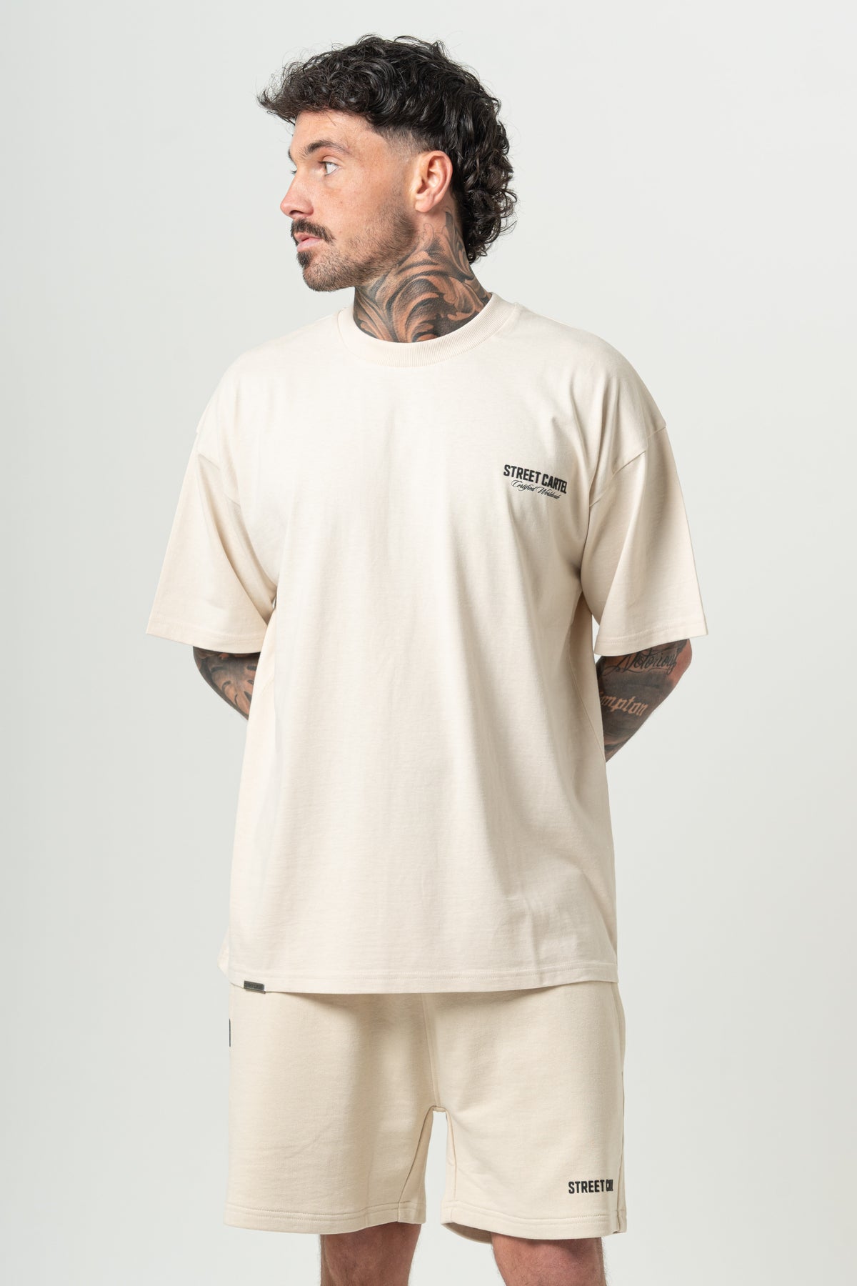 Racer T-Shirt Ecru