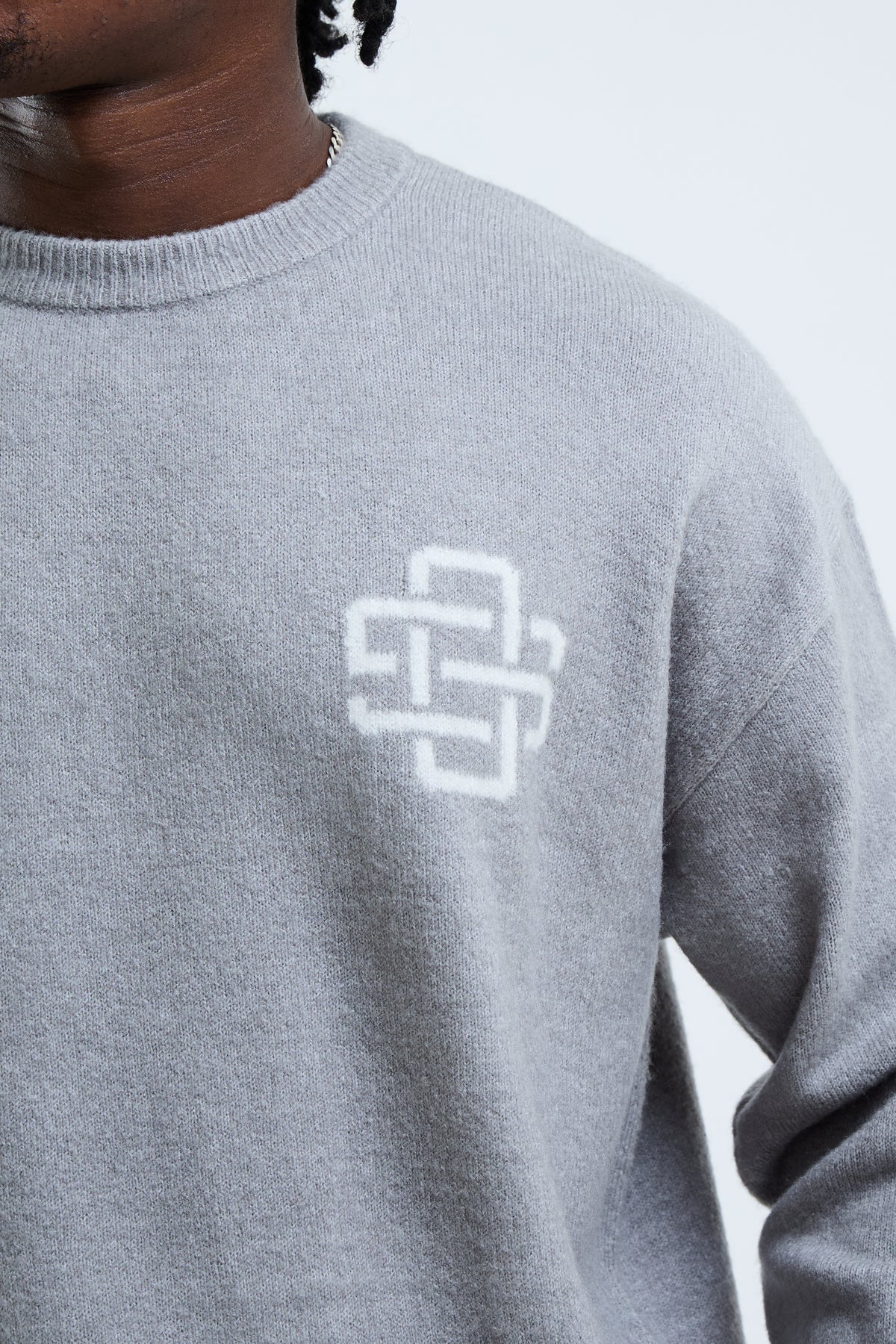 Avanti Crew Knit Jumper Grey