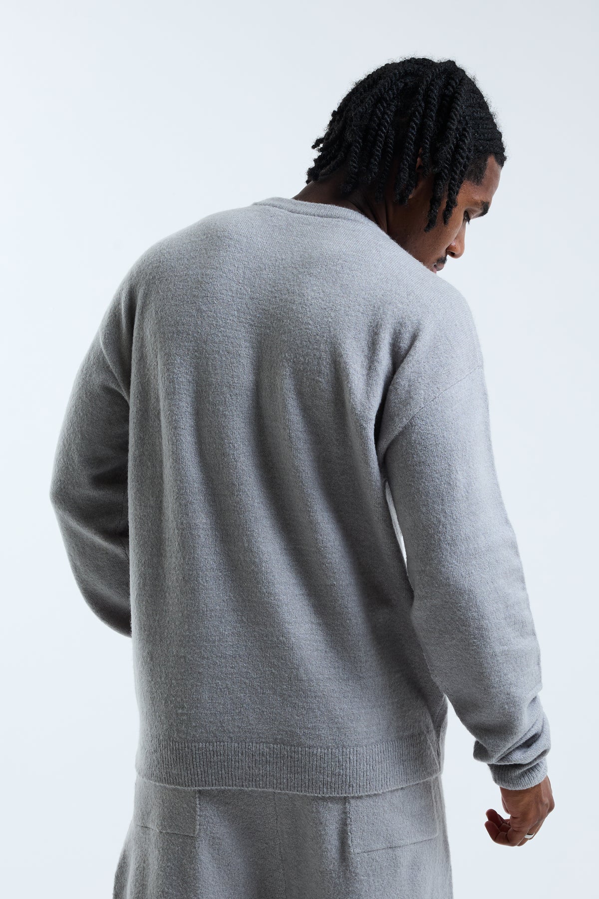 Avanti Crew Knit Jumper Grey