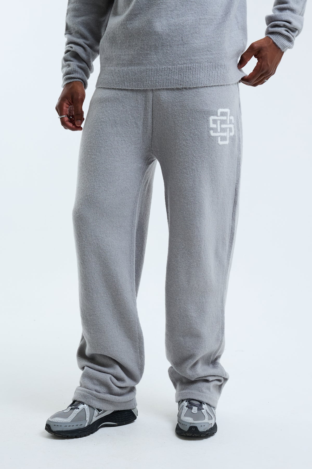 Avanti Knit Open Hem Jogger Grey