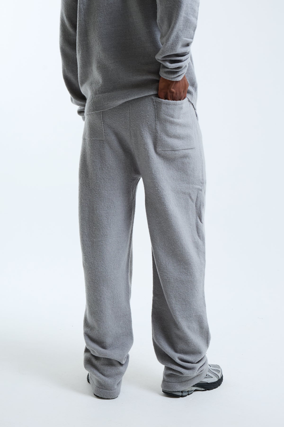 Avanti Knit Open Hem Jogger Grey