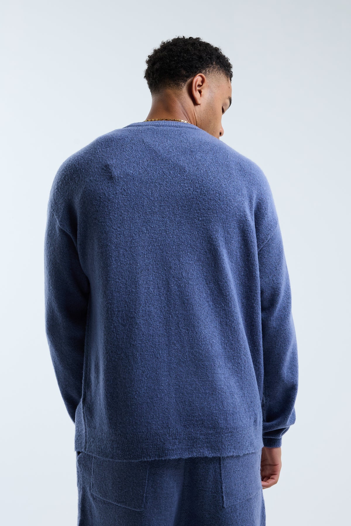 Avanti Crew Knit Jumper Blue