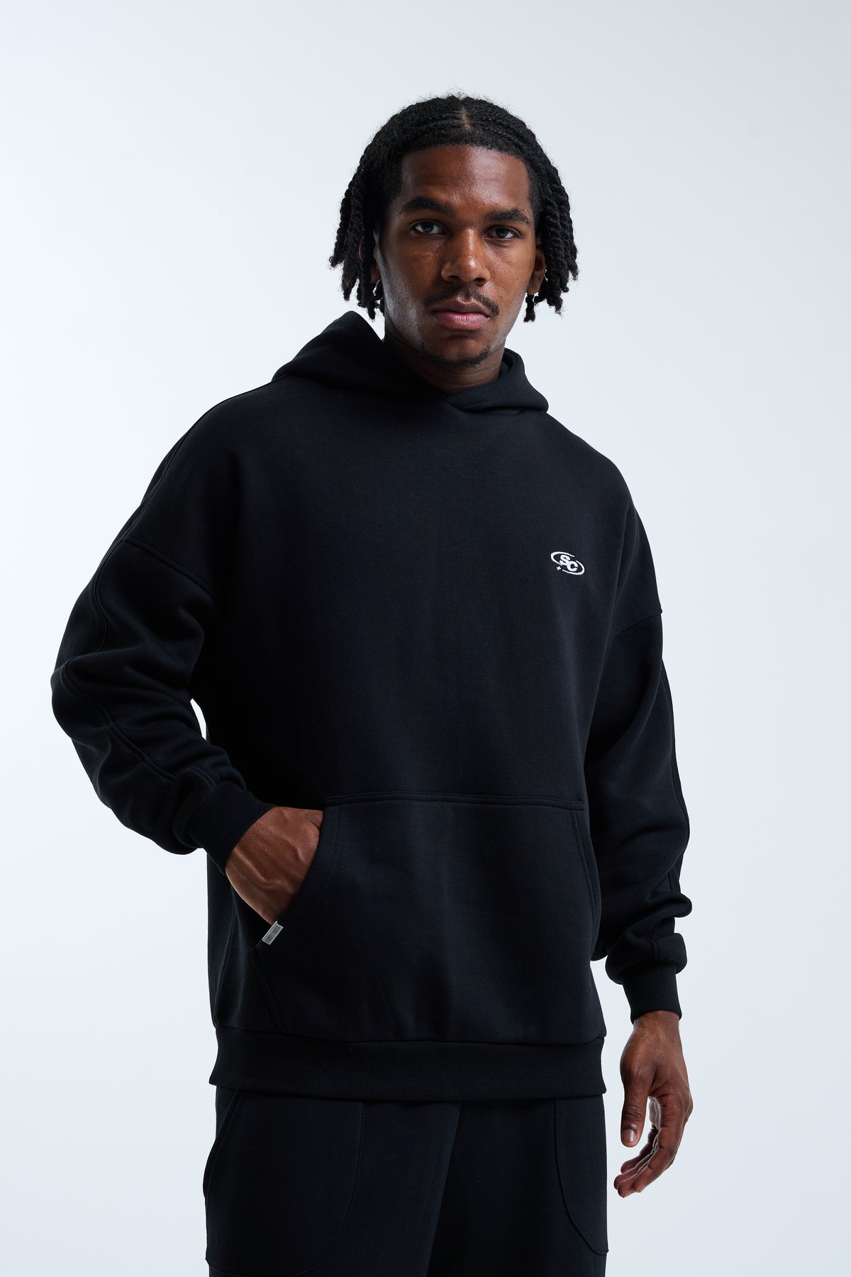 Extend Oversized Hoodie Black
