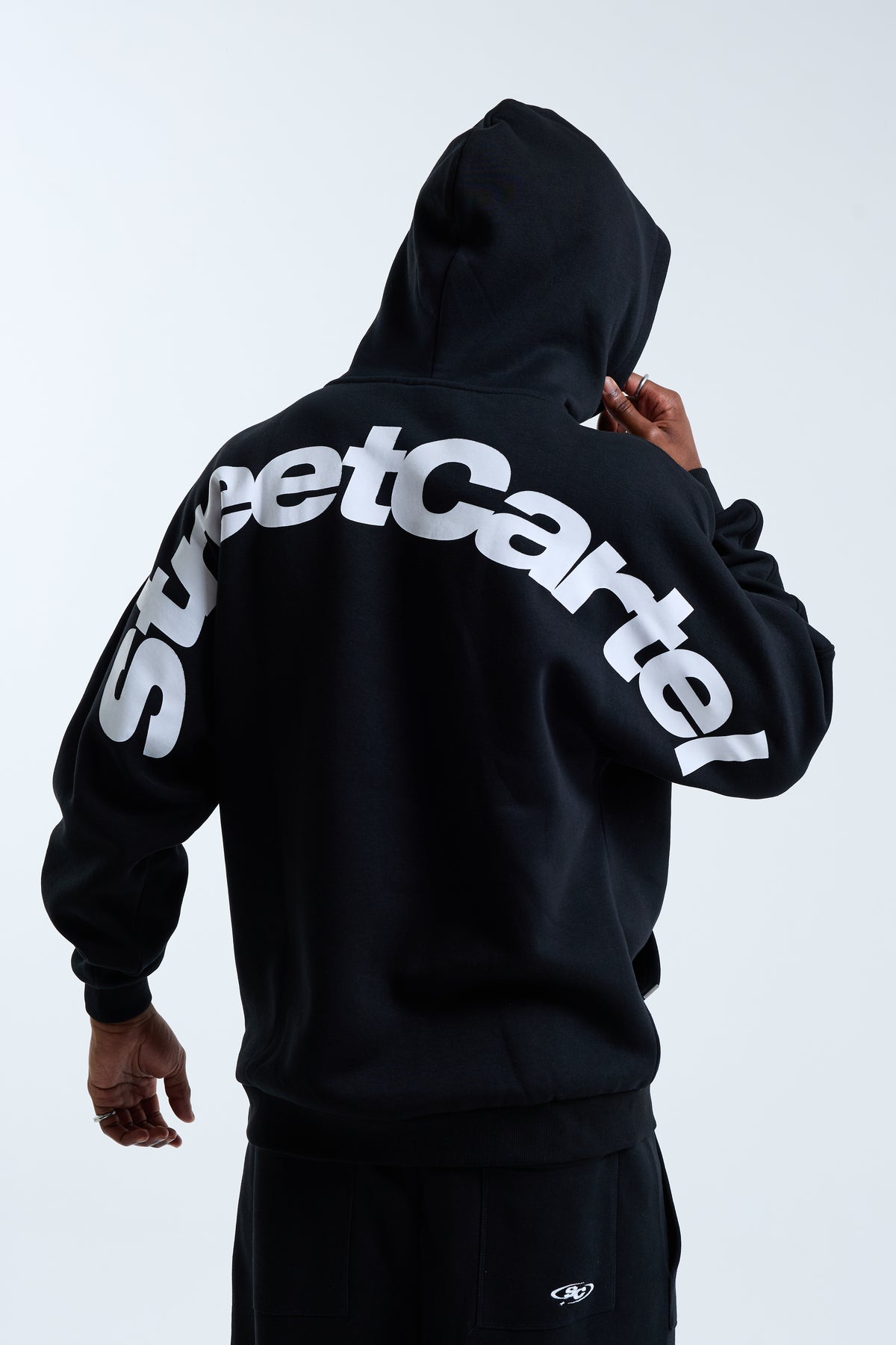 Extend Oversized Hoodie Black
