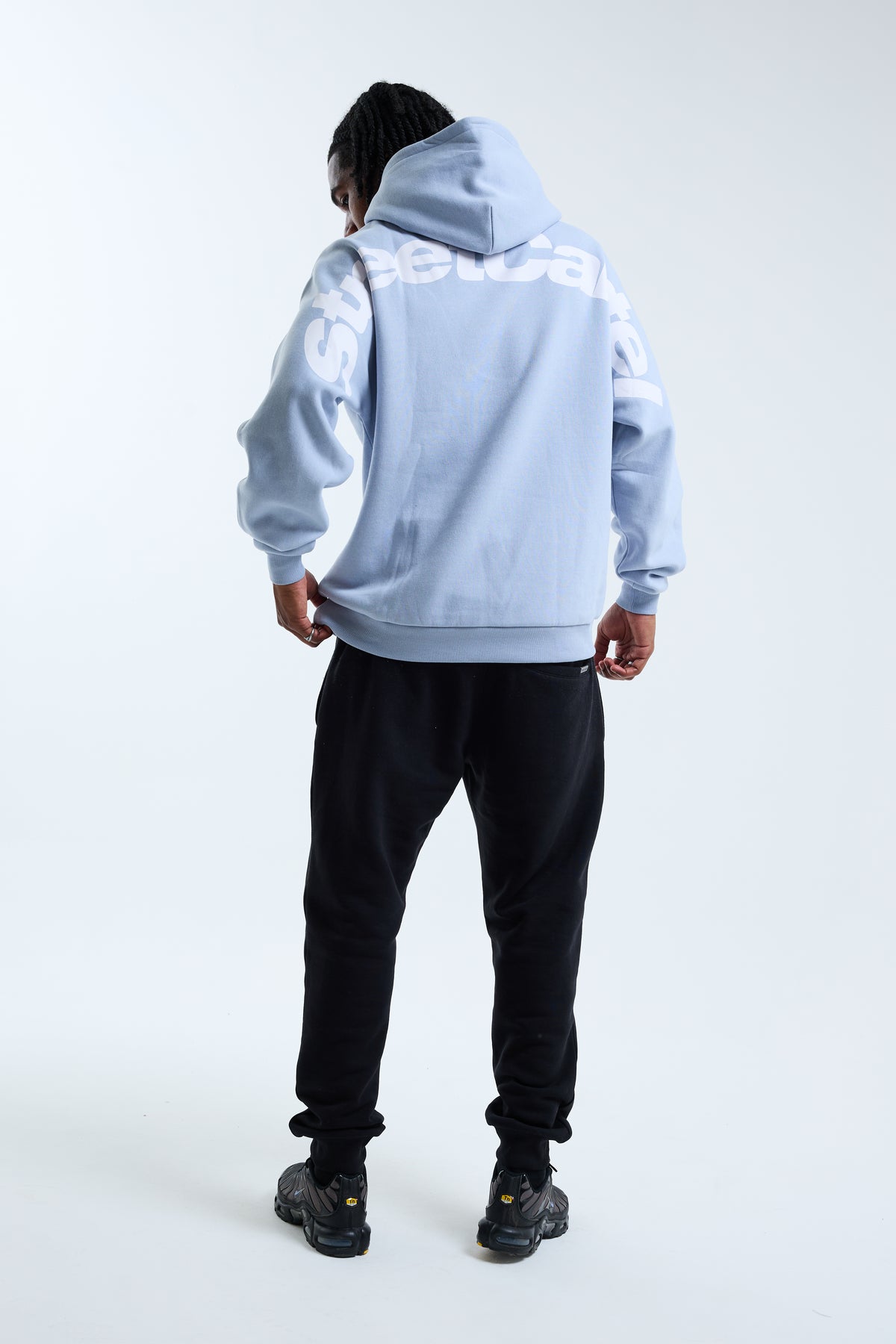 Extend Oversized Hoodie Light Blue