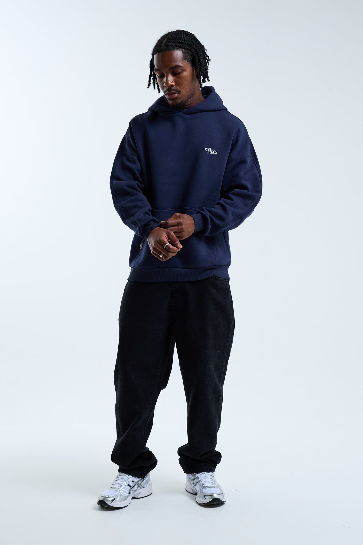 Extend Oversized Hoodie Navy