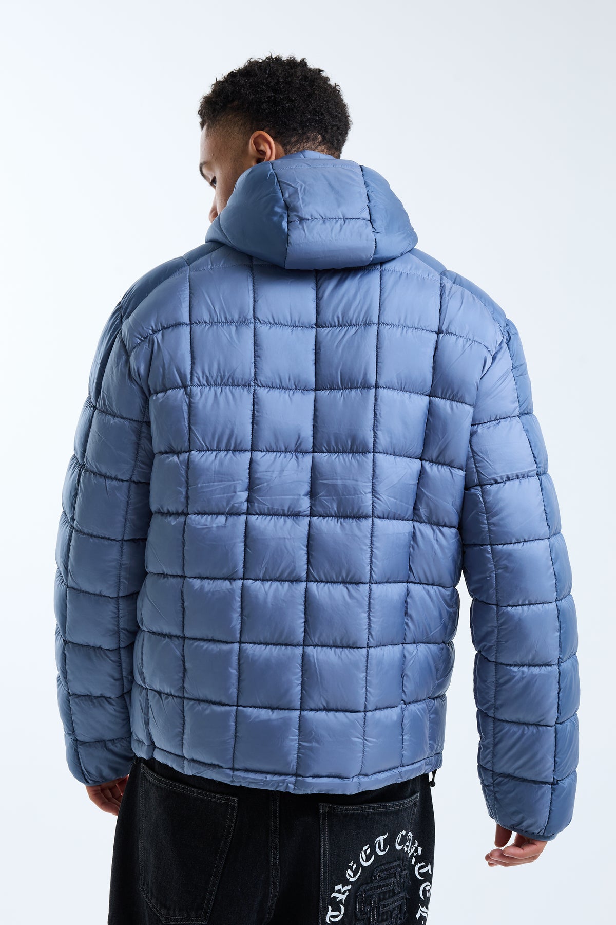 Falco Square Baffle Jacket Blue