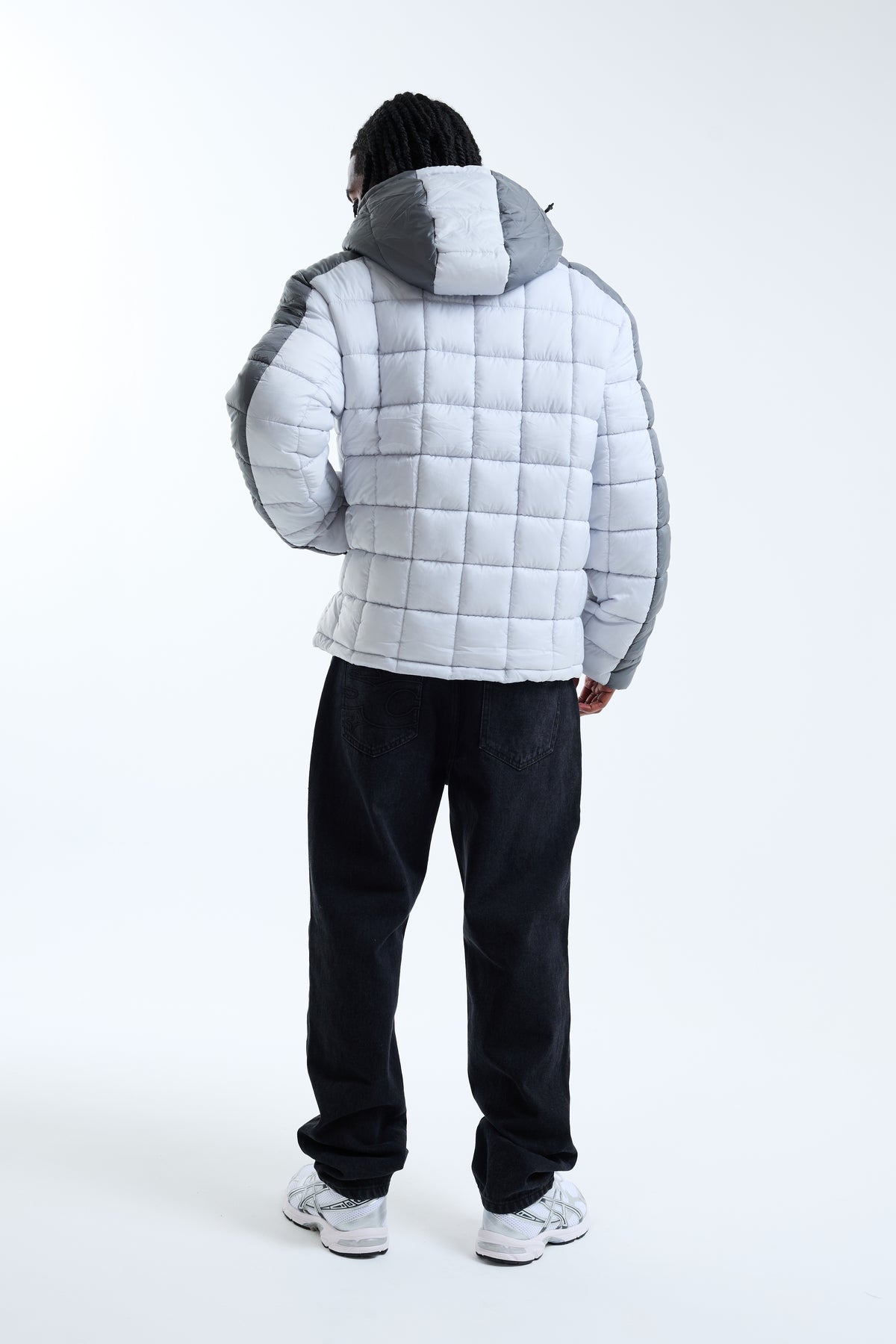 Falco Square Baffle Jacket Grey