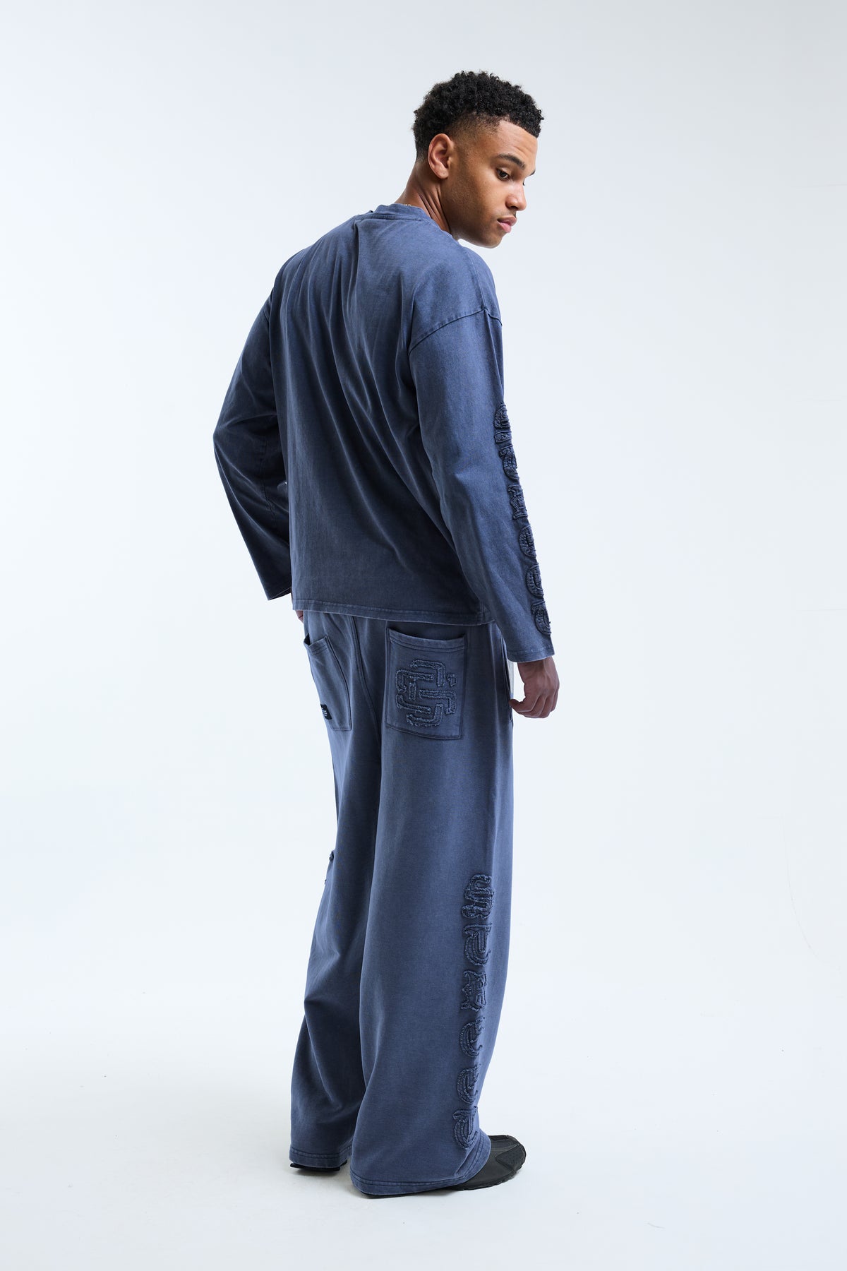 Fidato Long Sleeve Tee Blue