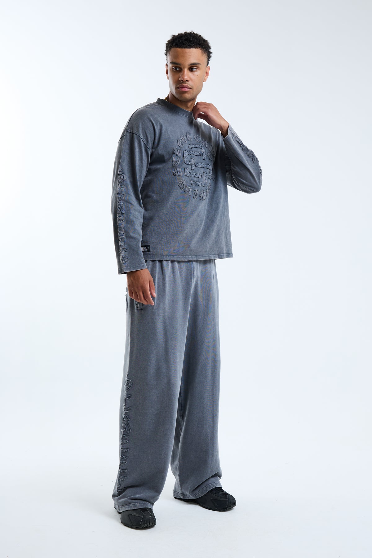 Fidato Long Sleeve Tee Grey