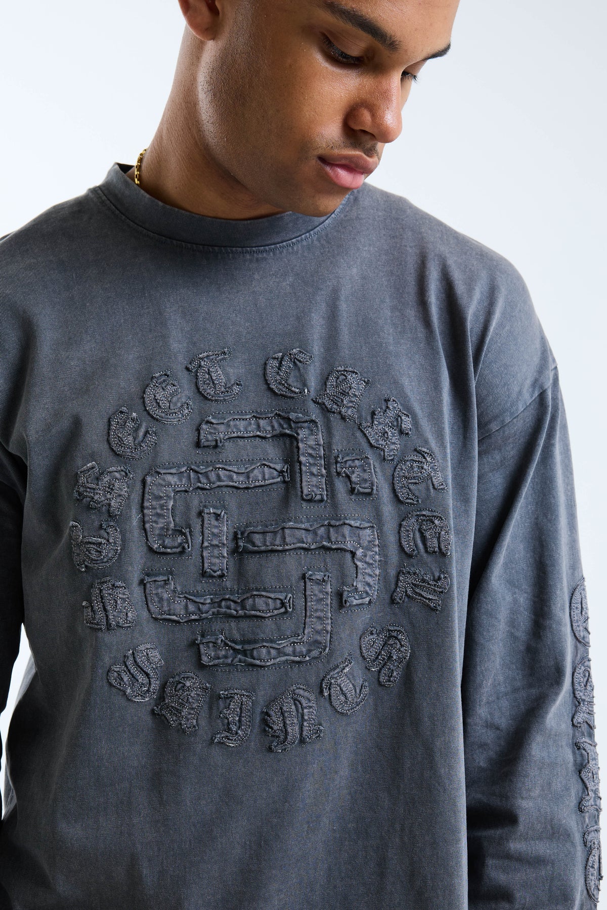 Fidato Long Sleeve Tee Grey