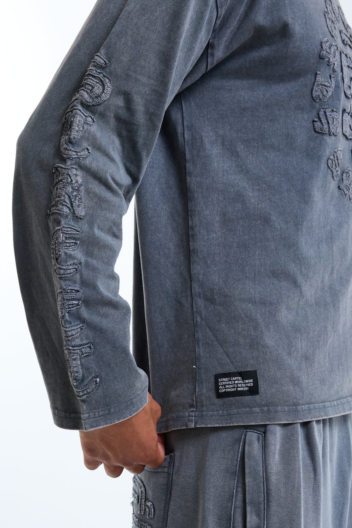 Fidato Long Sleeve Tee Grey