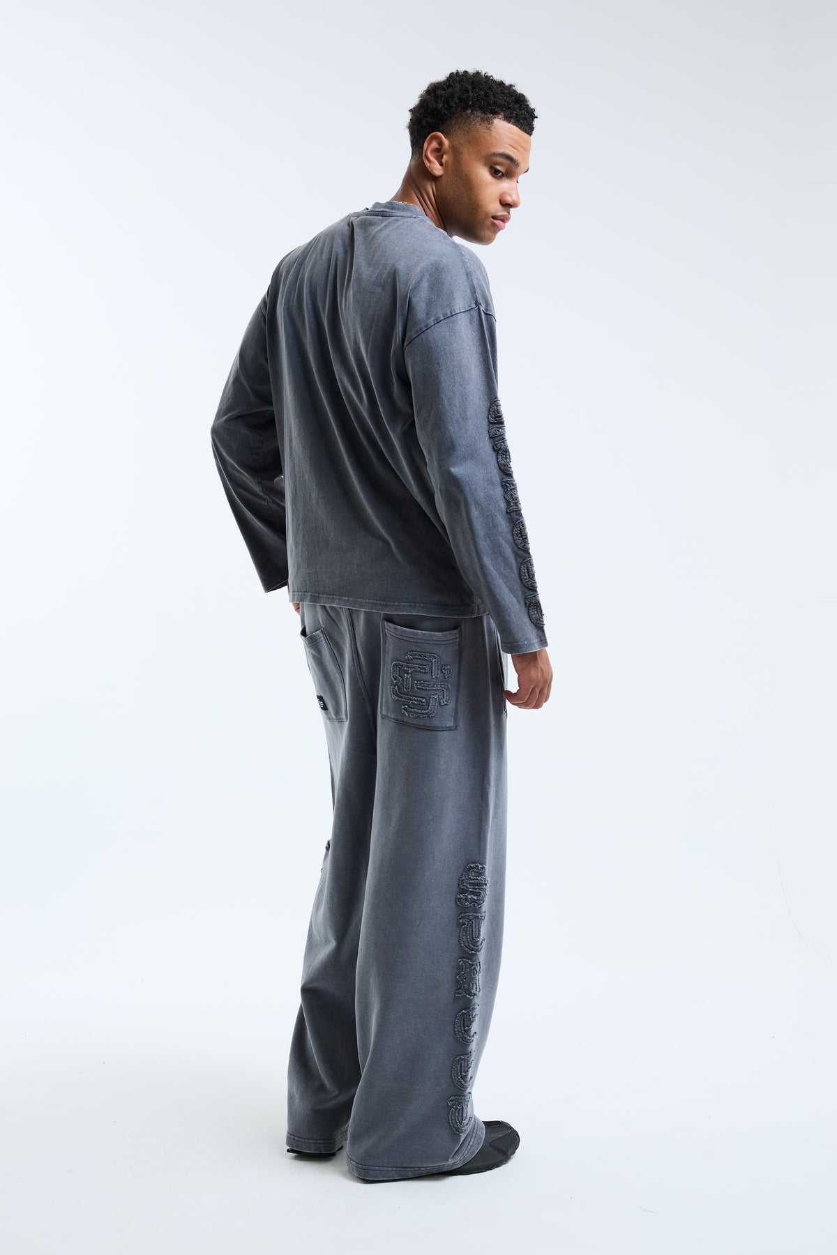 Fidato Long Sleeve Tee Grey