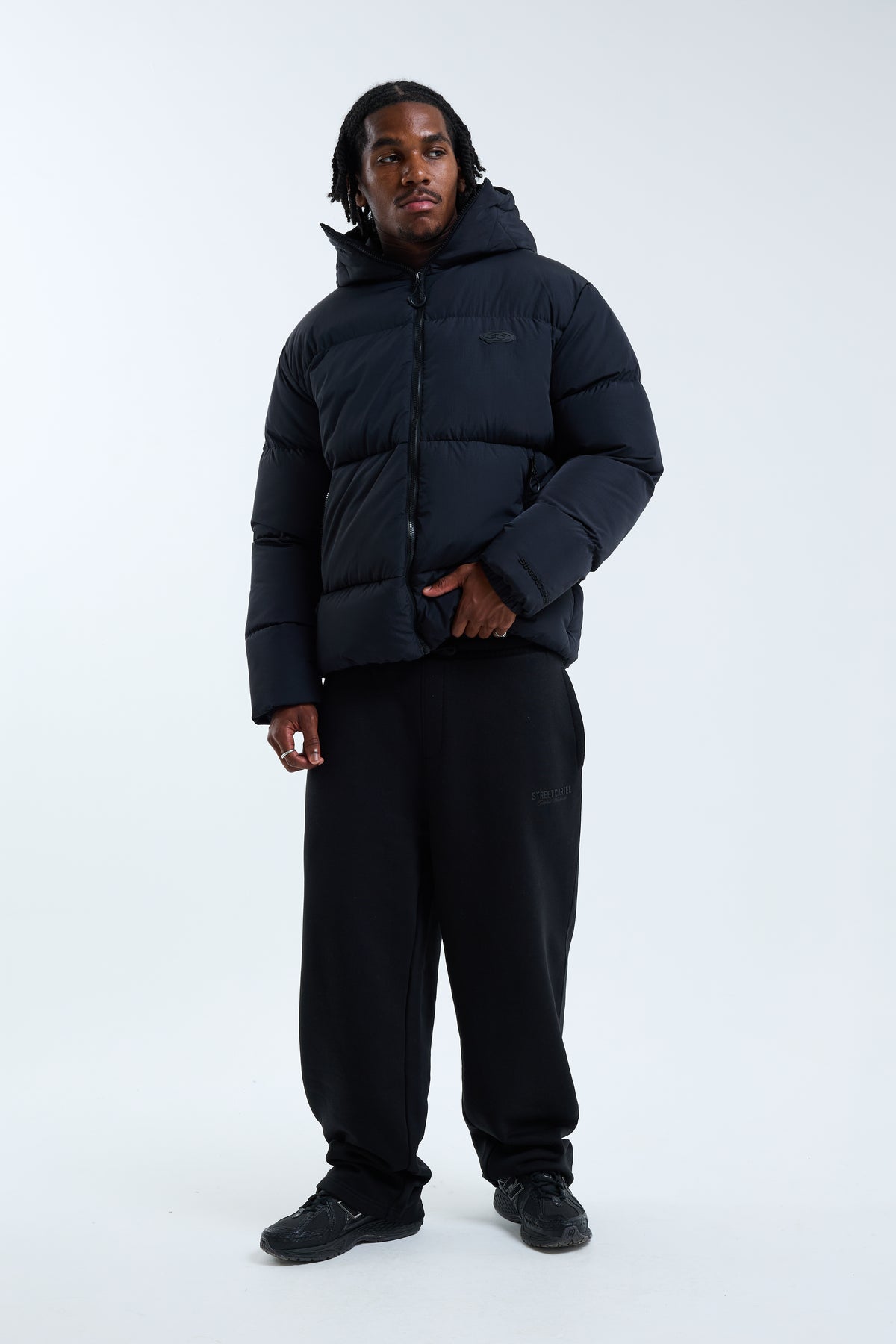Romero Puffer Jacket Black