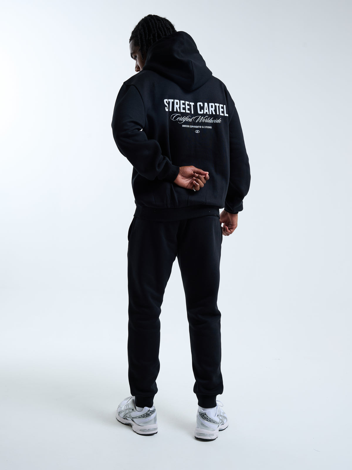Russo Hoodie Black / White