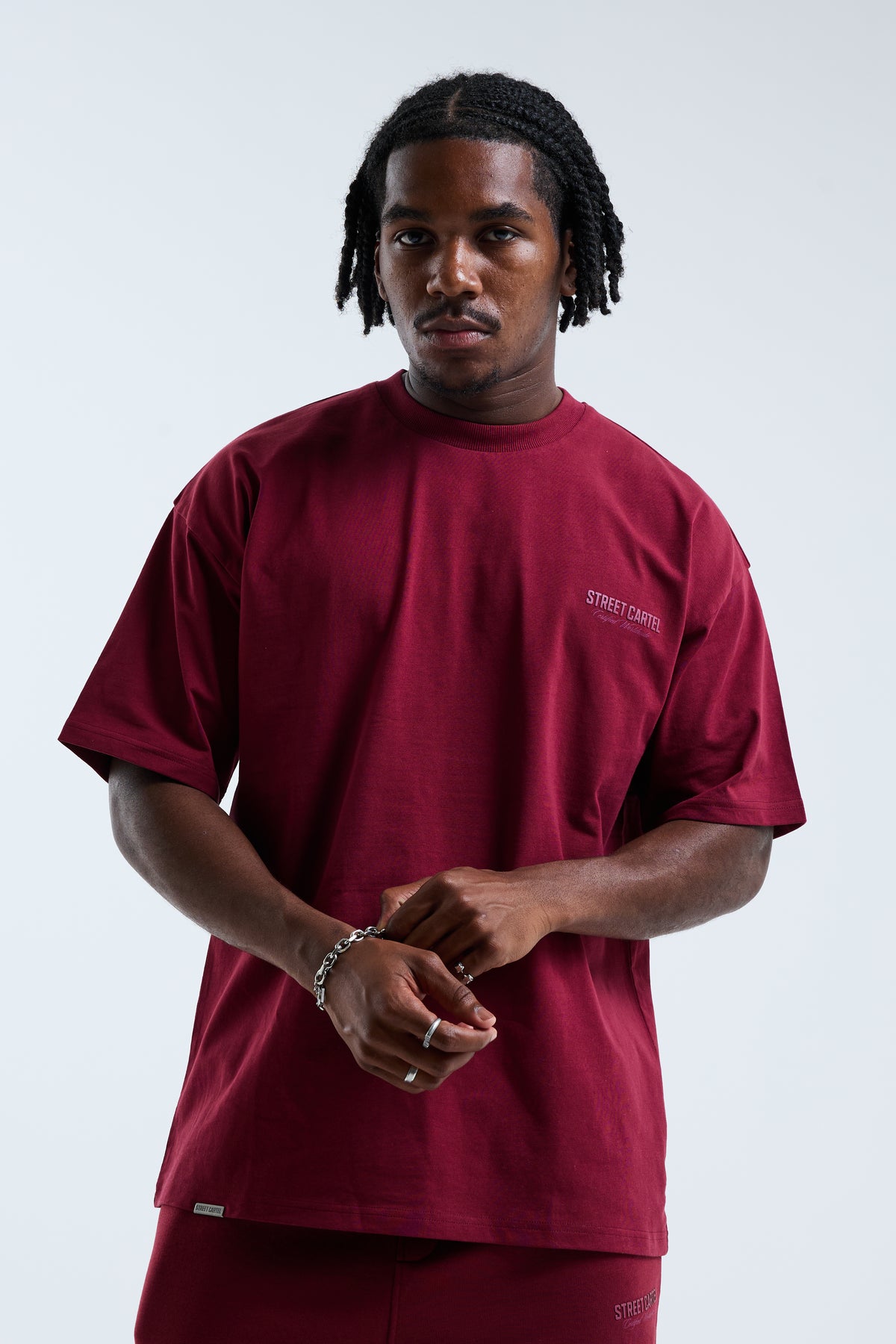 Russo Tee Burgundy / Red