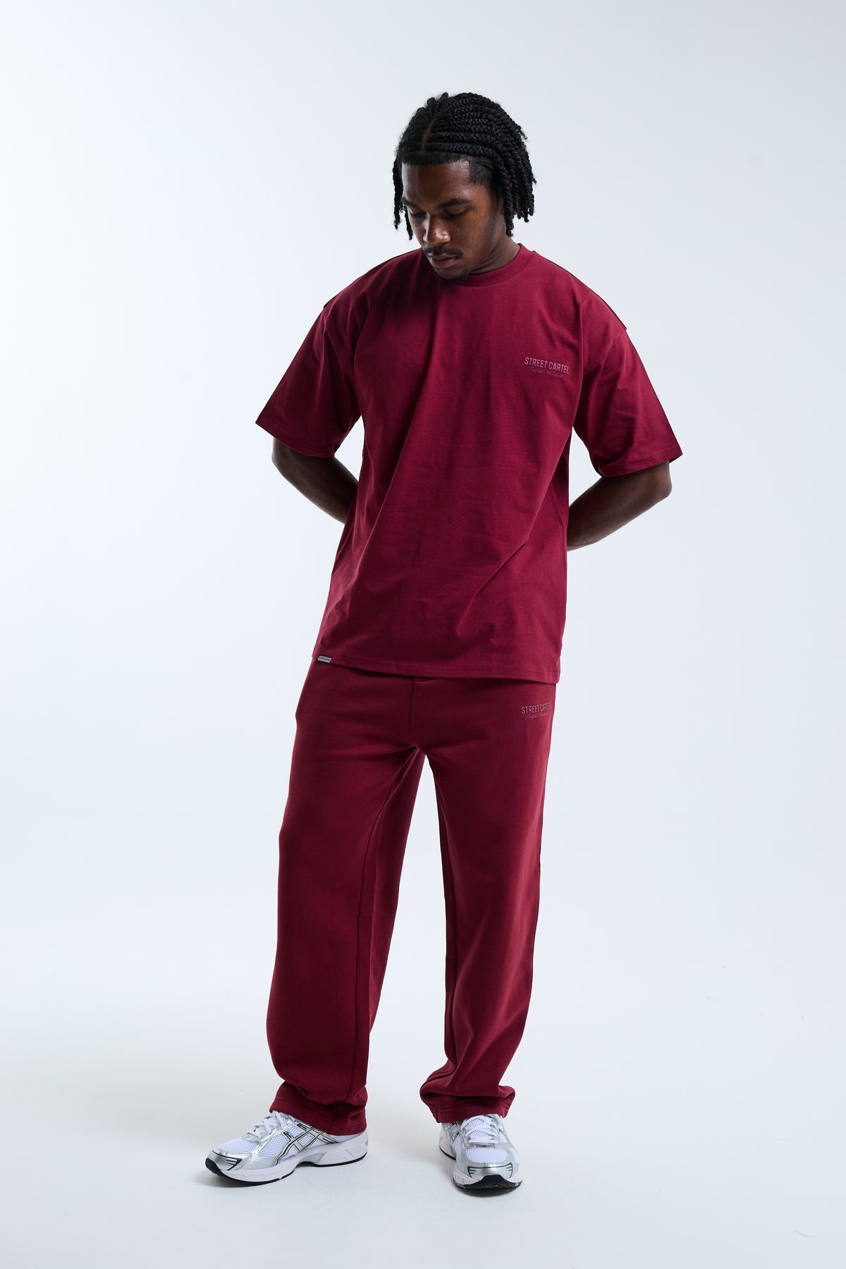 Russo Tee Burgundy / Red