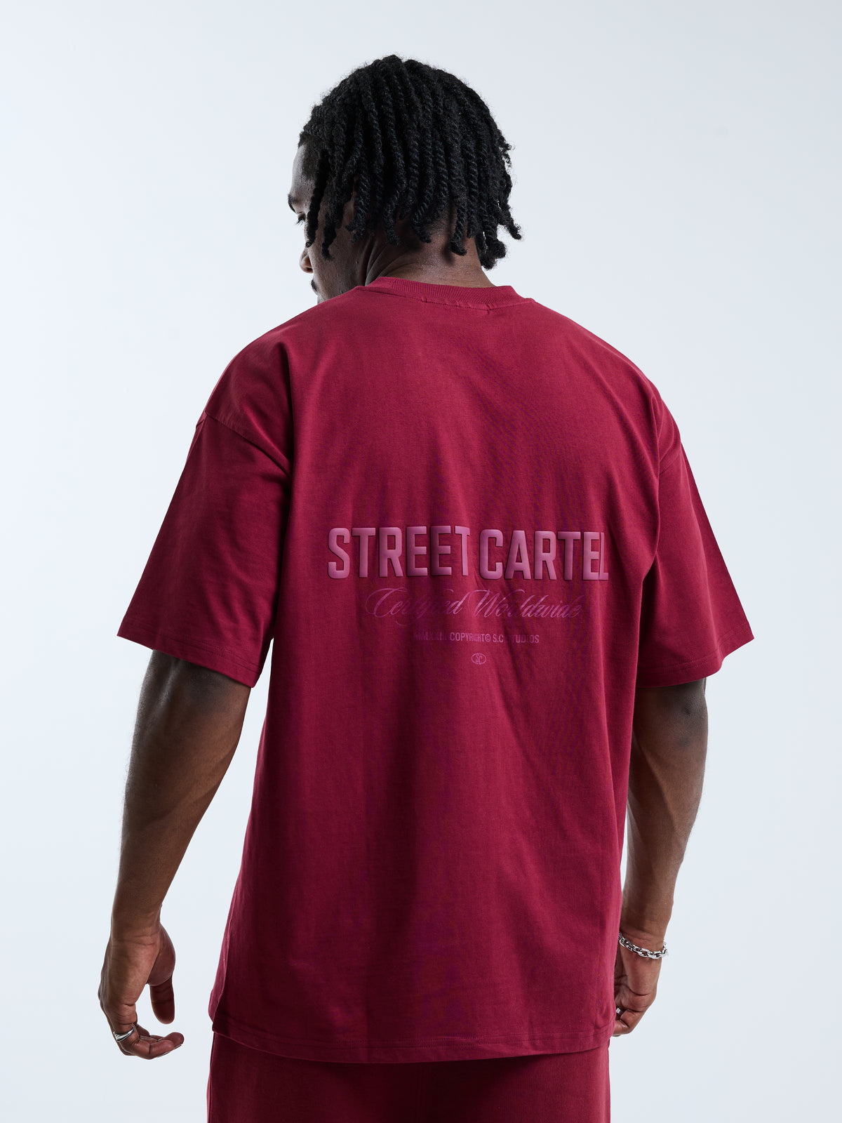 Russo Tee Burgundy / Red