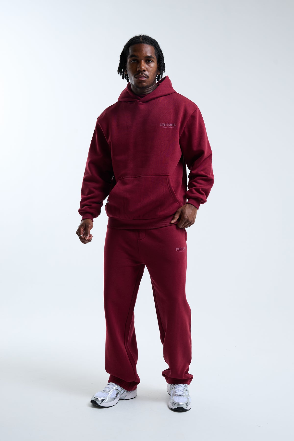 Russo Hoodie Burgundy / Red