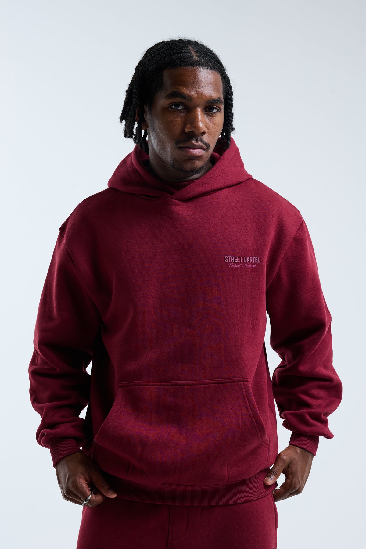Russo Hoodie Burgundy / Red