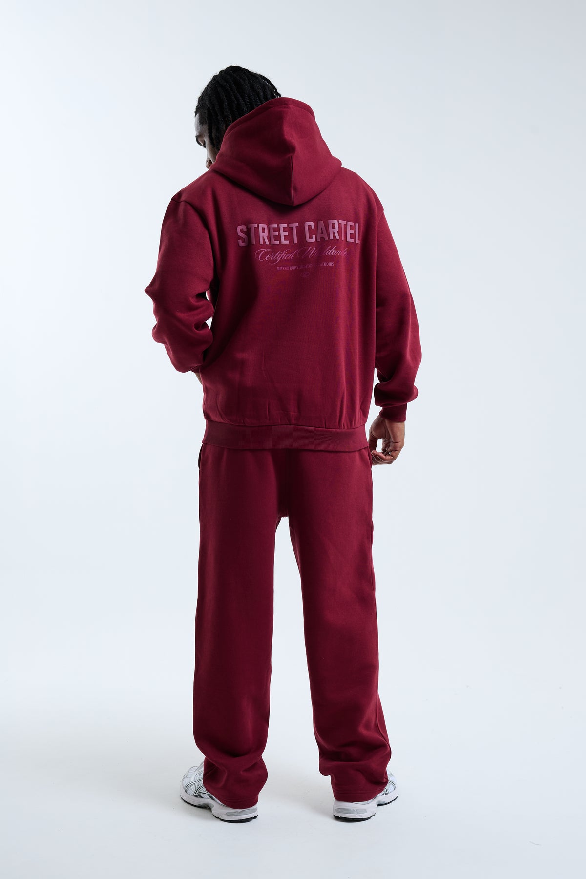 Russo Hoodie Burgundy / Red