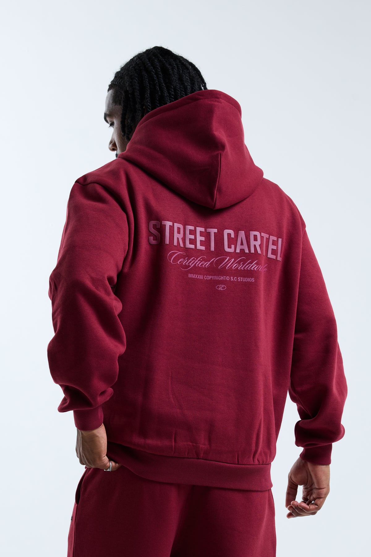 Russo Hoodie Burgundy / Red