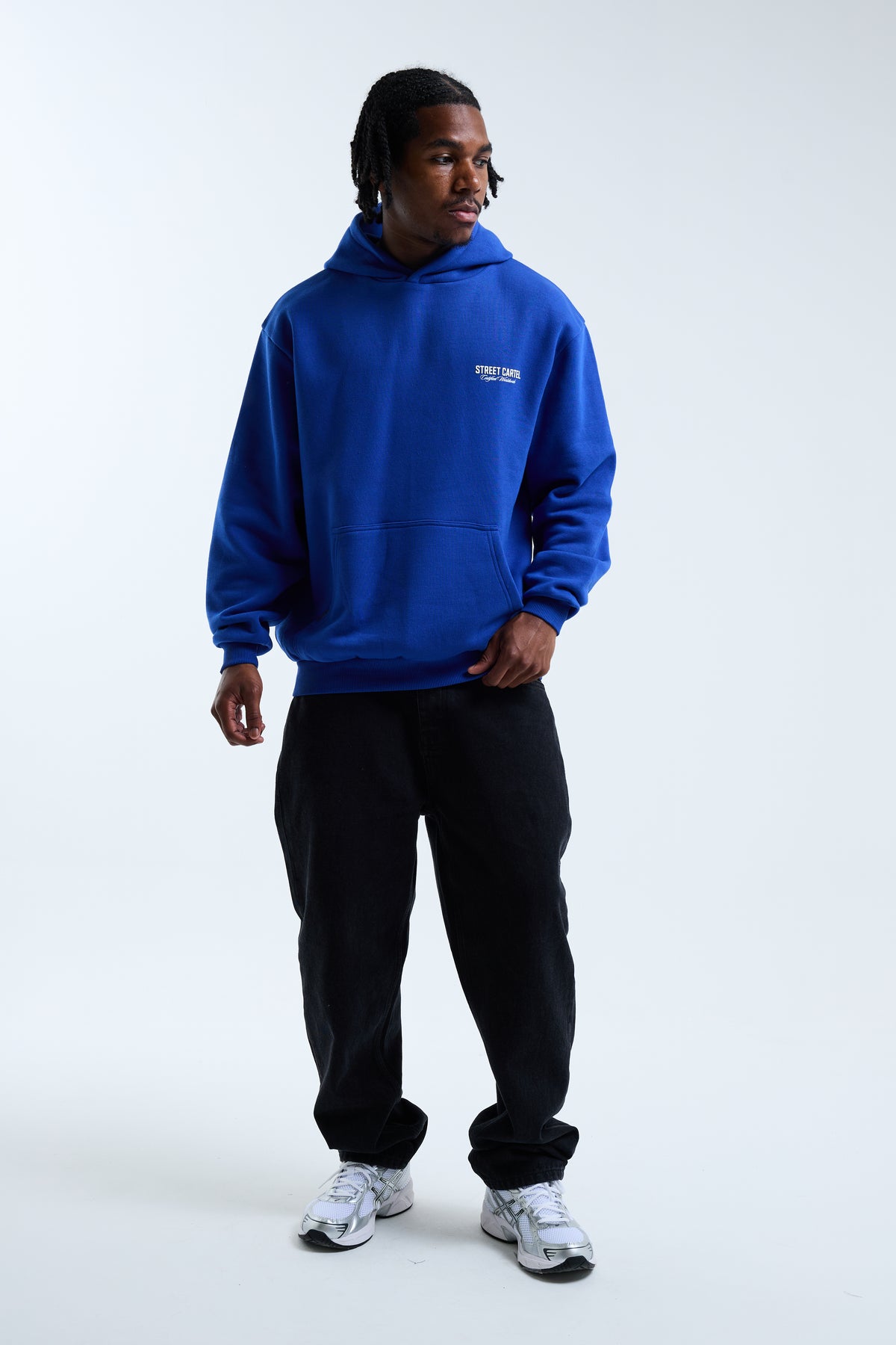 Russo Hoodie Cobalt / White