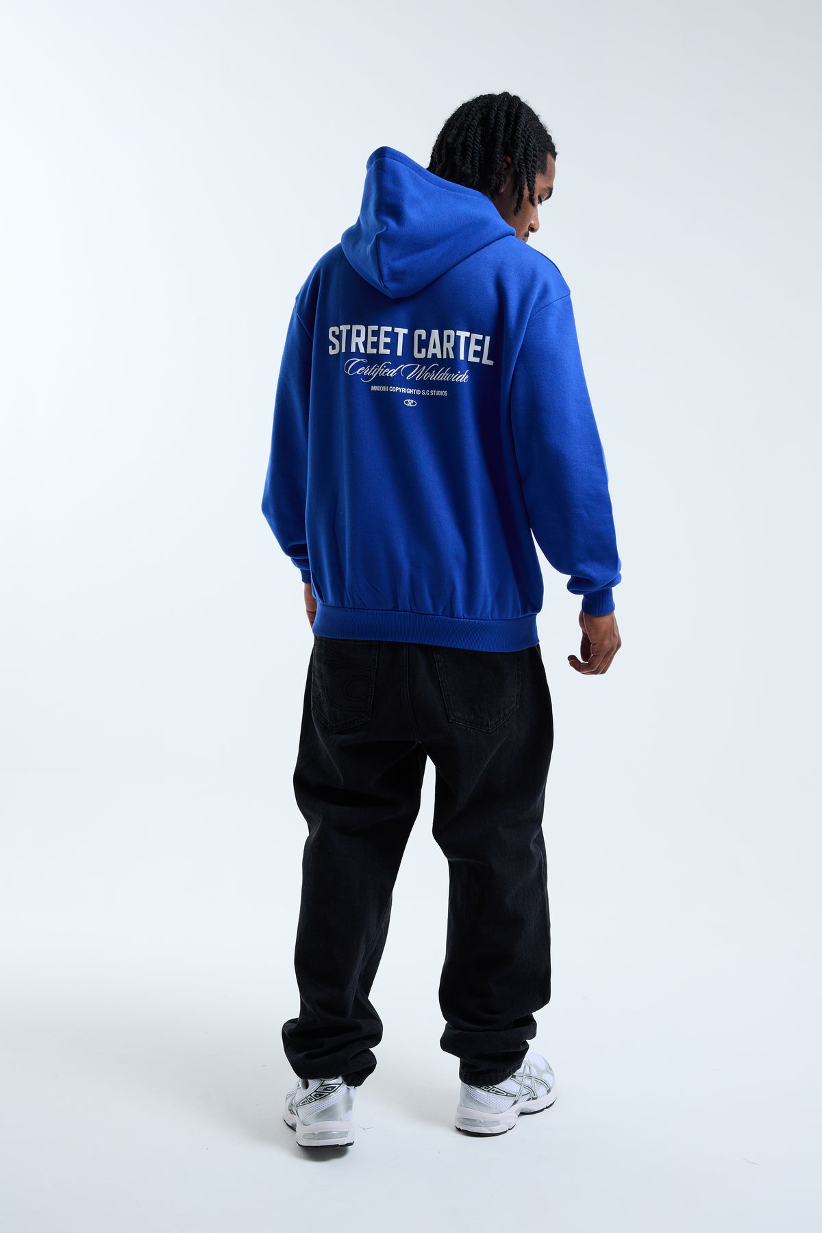 Russo Hoodie Cobalt / White