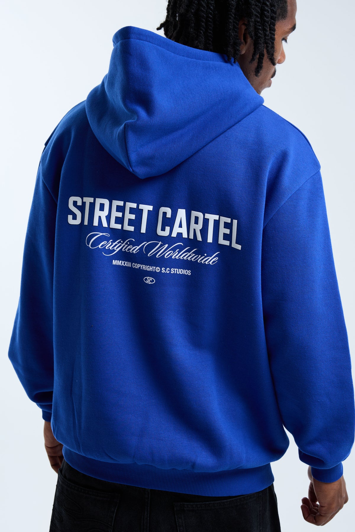 Russo Hoodie Cobalt / White