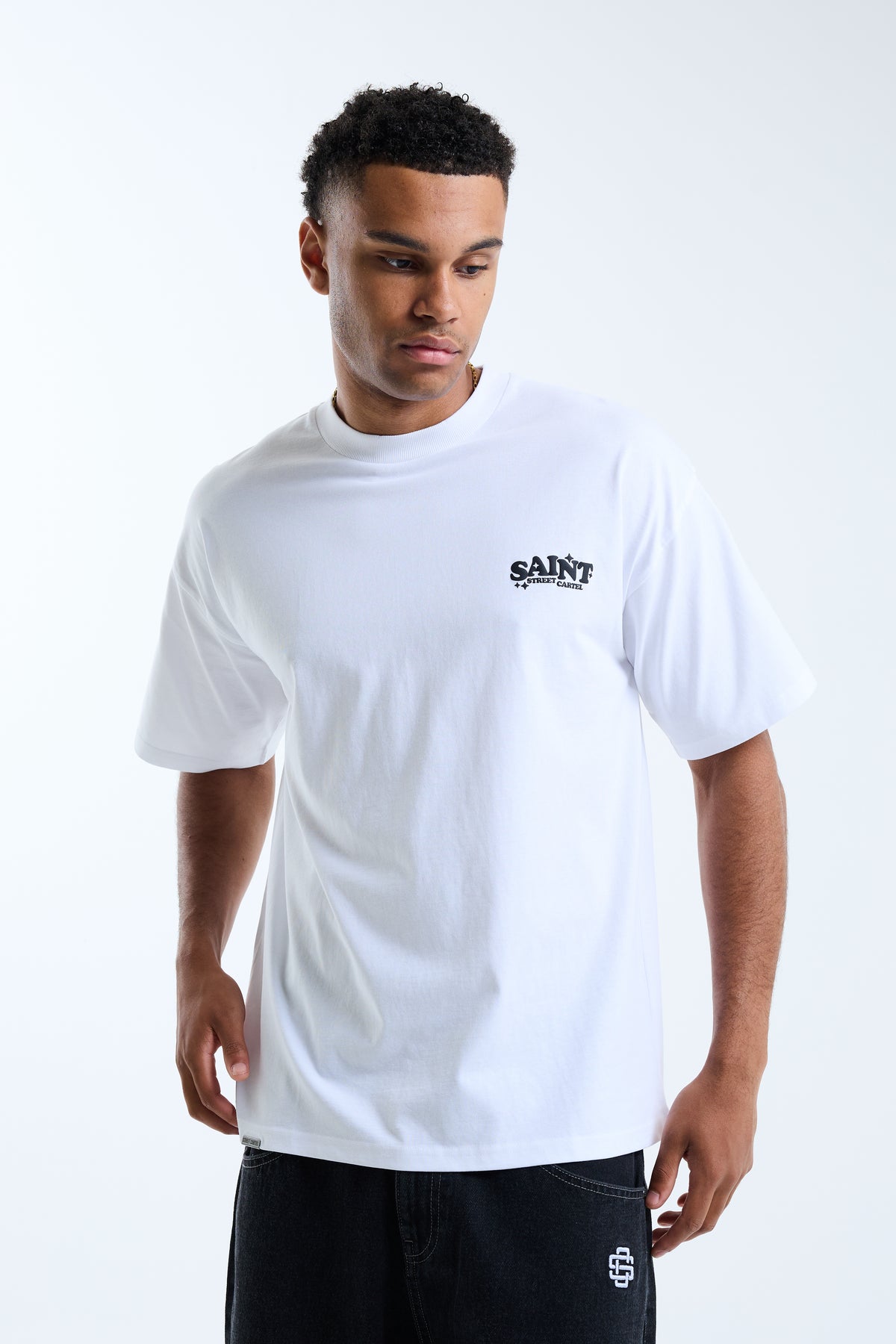 Saint Tee White / Black