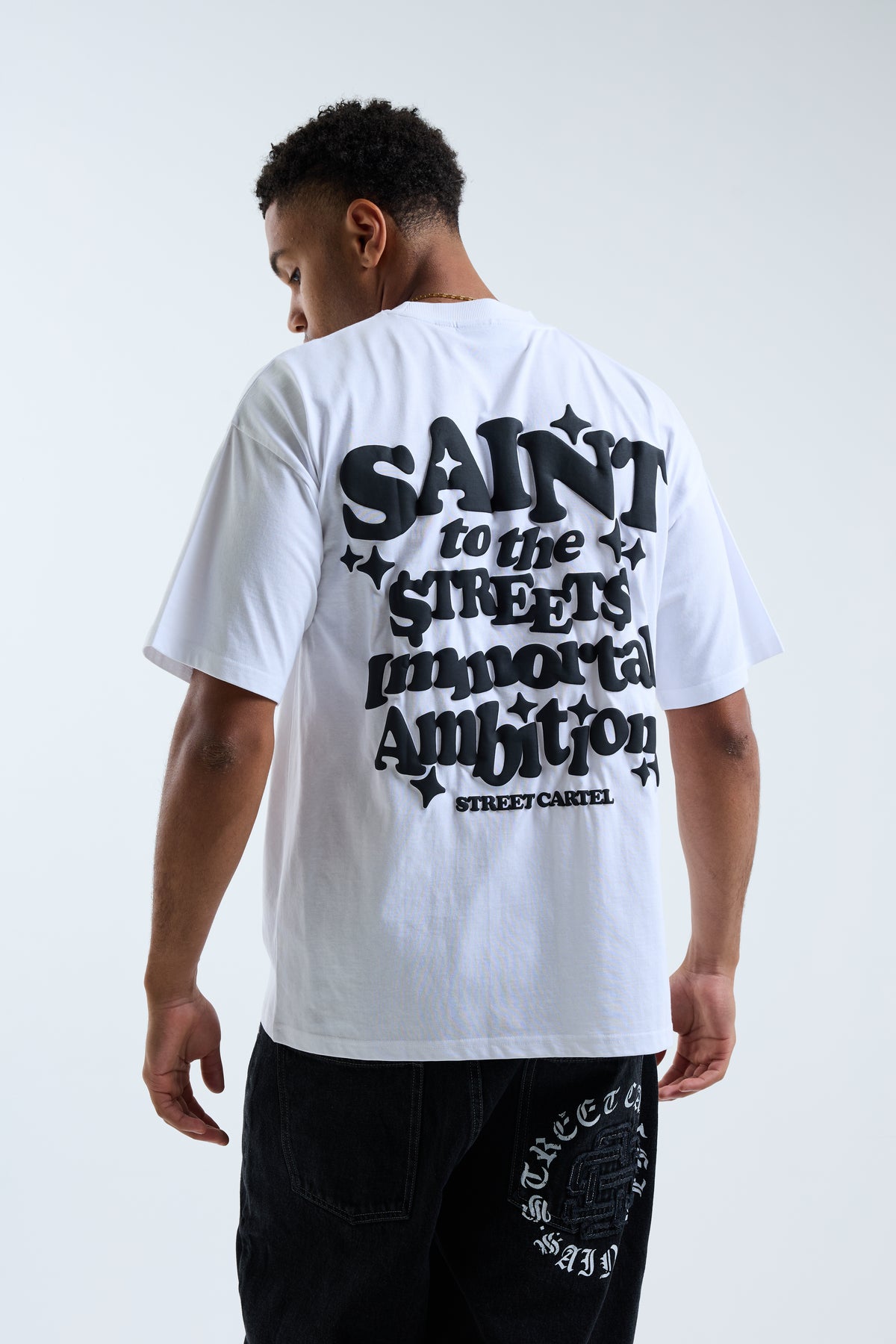 Saint Tee White / Black