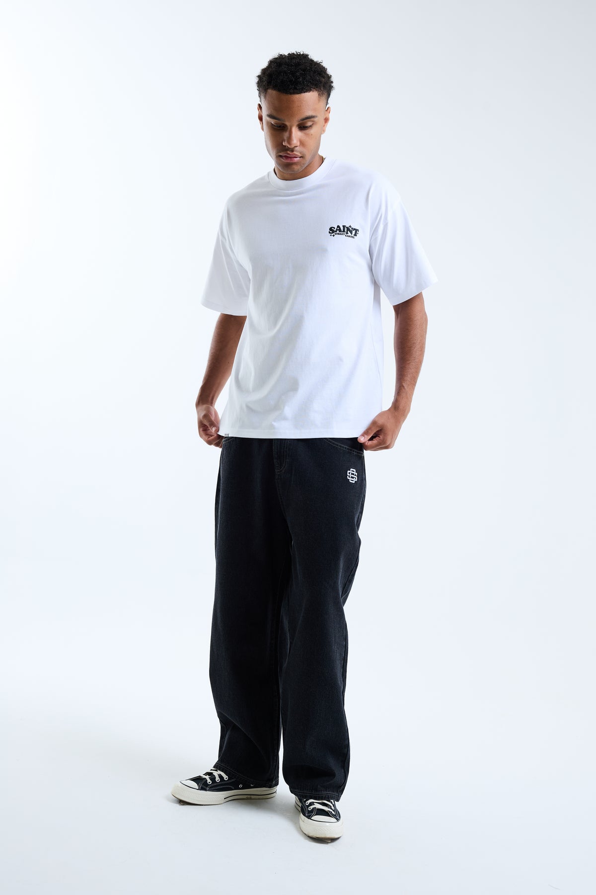 Saint Tee White / Black