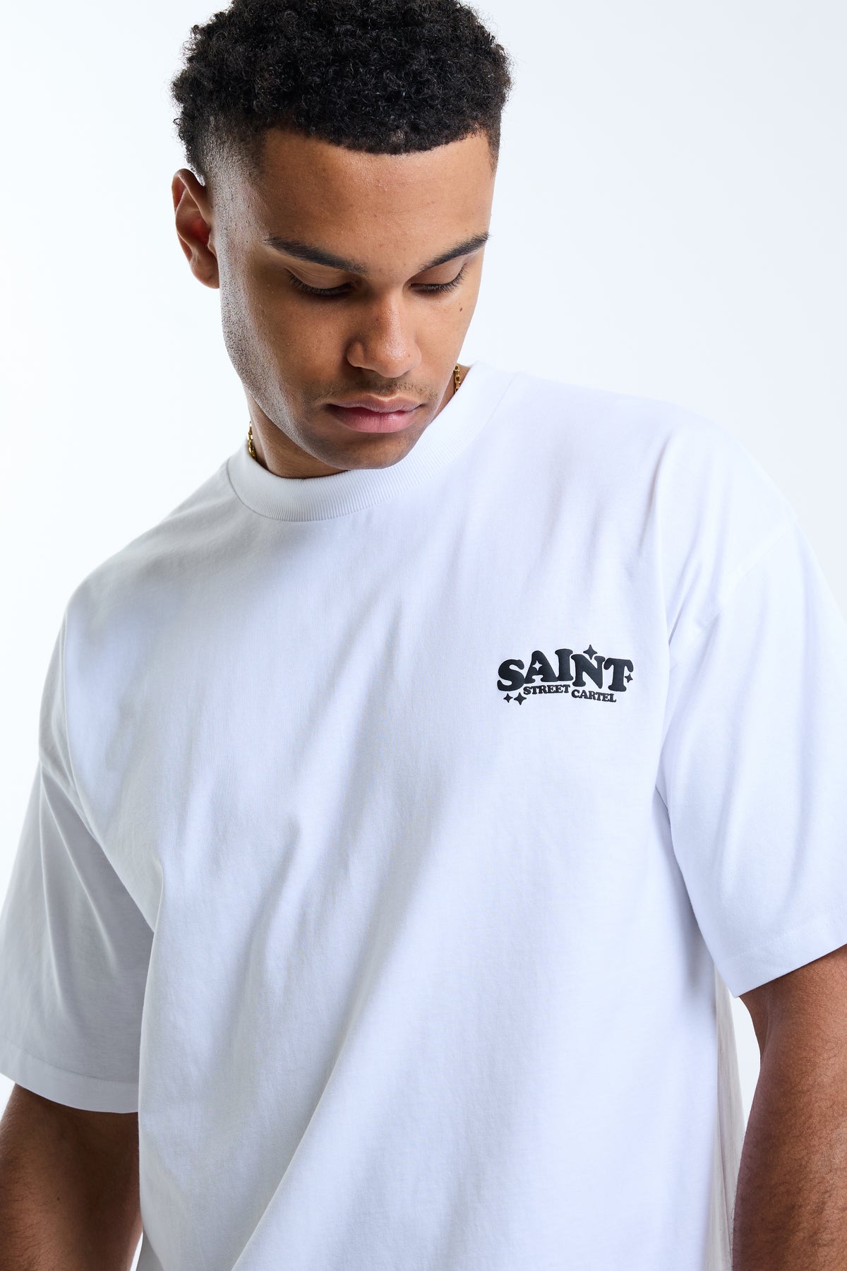 Saint Tee White / Black